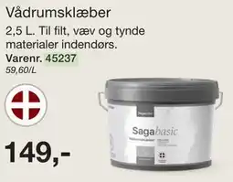 Harald Nyborg Vådrumsklæber tilbud