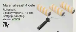 Harald Nyborg Malerrullesæt 4 dele tilbud