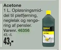 Harald Nyborg Acetone tilbud