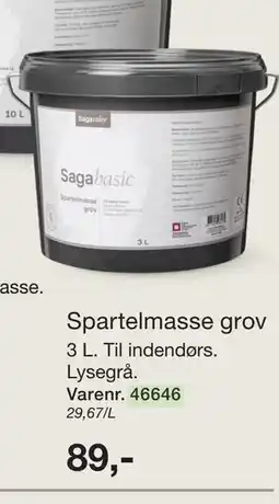 Harald Nyborg Spartelmasse grov tilbud