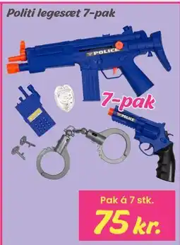 Hi five Politi legesæt 7-pak tilbud