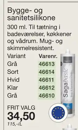 Harald Nyborg Bygge- og sanitetsilikone tilbud