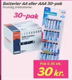 Hi five Batterier AA eller AAA 30-pak tilbud