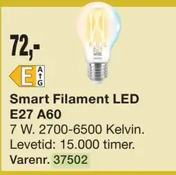 Harald Nyborg Smart Filament LED E27 A60 tilbud