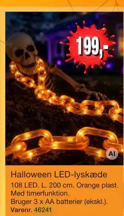 Harald Nyborg Halloween LED-lyskæde tilbud