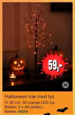 Harald Nyborg Halloween træ med lys tilbud