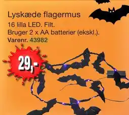Harald Nyborg Lyskæde flagermus tilbud
