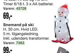 Harald Nyborg Snemand på ski tilbud
