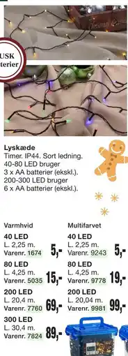 Harald Nyborg Lyskæde tilbud