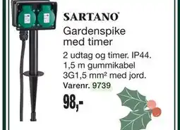 Harald Nyborg SARTANO Gardenspike med timer tilbud
