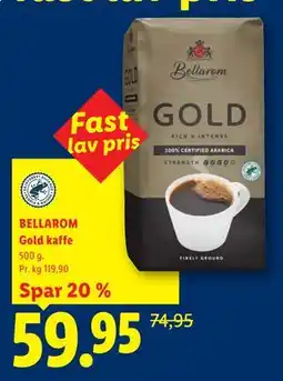 Lidl BELLAROM Gold kaffe tilbud