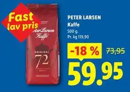 Lidl PETER LARSEN Kaffe tilbud