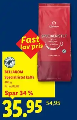 Lidl BELLAROM Specialristet kaffe tilbud