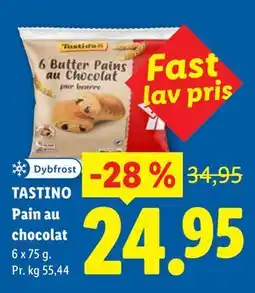Lidl TASTINO Pain au chocolat tilbud