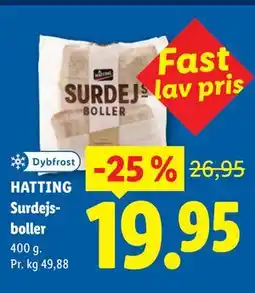 Lidl HATTING Surdejsboller tilbud