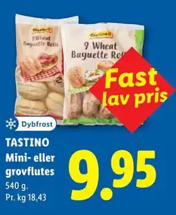 Lidl TASTINO Mini- eller grovflutes tilbud