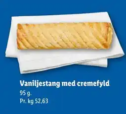 Lidl Vaniljestang med cremefyld tilbud