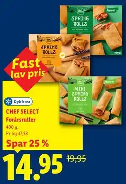 Lidl CHEF SELECT Forårsruller tilbud