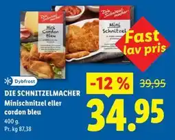 Lidl DIE SCHNITZELMACHER Minischnitzel eller cordon bleu tilbud