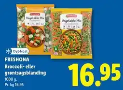 Lidl FRESHONA Broccoli- eller grøntsagsblanding tilbud