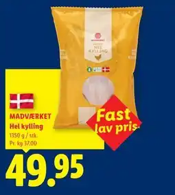 Lidl MADVÆRKET Hel kylling tilbud