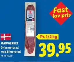 Lidl MADVÆRKET Grisemørbrad med bimørbrad tilbud