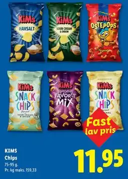 Lidl KIMS Chips tilbud
