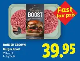Lidl DANISH CROWN Burger Boost tilbud