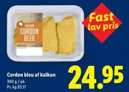 Lidl Cordon bleu af kalkun tilbud