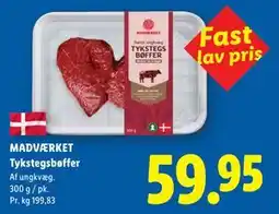 Lidl MADVÆRKET Tykstegsbøffer tilbud