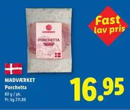 Lidl MADVÆRKET Porchetta tilbud