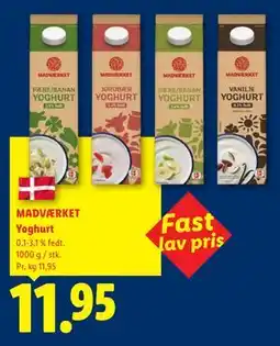 Lidl MADVÆRKET Yoghurt tilbud