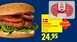 Lidl MADVÆRKET Burgerbøffer af oksekød tilbud