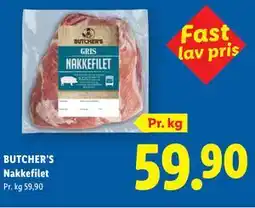 Lidl BUTCHER’S Nakkefilet tilbud