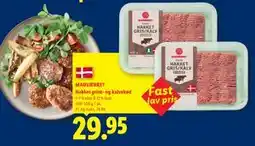 Lidl MADVÆRKET Hakket grise- og kalvekød tilbud