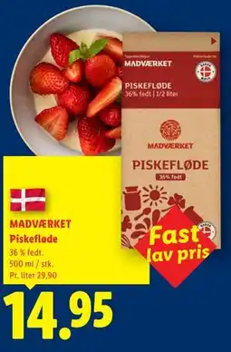 Lidl MADVÆRKET Piskefløde tilbud