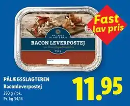 Lidl PÅLÆGSSLAGTEREN Baconleverpostej tilbud