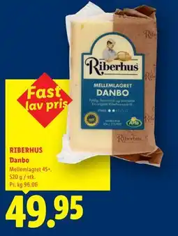 Lidl RIBERHUS Danbo tilbud