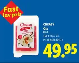 Lidl CHEASY Ost tilbud