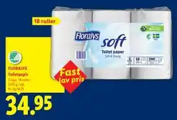Lidl FLORALYS Toiletpapir tilbud