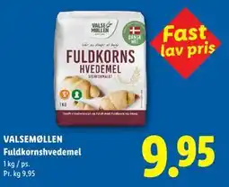 Lidl VALSEMØLLEN Fuldkornshvedemel tilbud