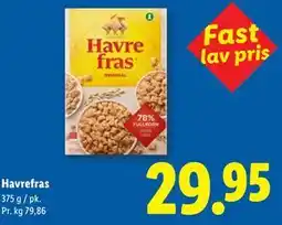 Lidl Havrefras tilbud