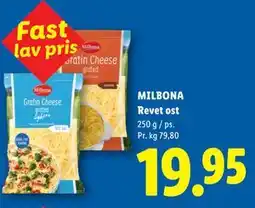 Lidl MILBONA Revet ost tilbud