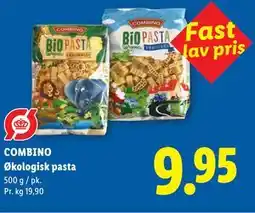 Lidl COMBINO Økologisk pasta tilbud