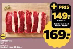 Netto Entrecotes tilbud