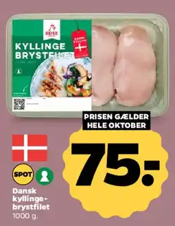 Netto Dansk kyllingebrystfilet tilbud