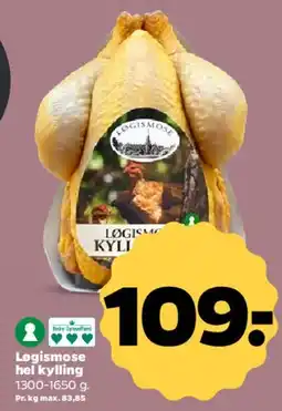 Netto Løgismose hel kylling tilbud