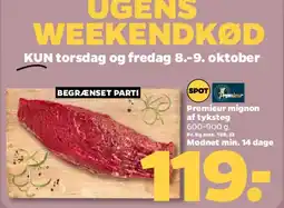 Netto Primeur mignon af tyksteg tilbud