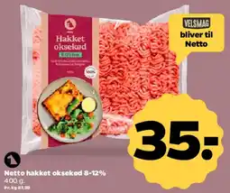 Netto Netto hakket oksekød 8-12% tilbud