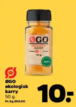 Netto ØGO økologisk karry tilbud
